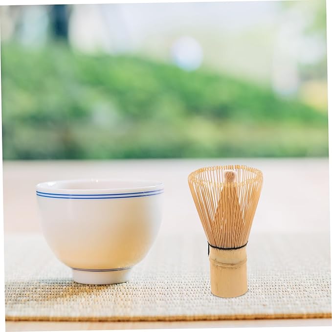 120pieces Bamboo Matcha Whisk Traditional Japanese Tea Ceremony Chasen for Smooth Mixing Ergonomic Handle for Ceremonial and Everyday Use Tines for Optimal Whisking