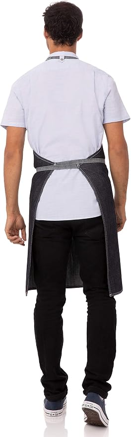 Chef Works Unisex Manhattan Bib Apron - Image 3
