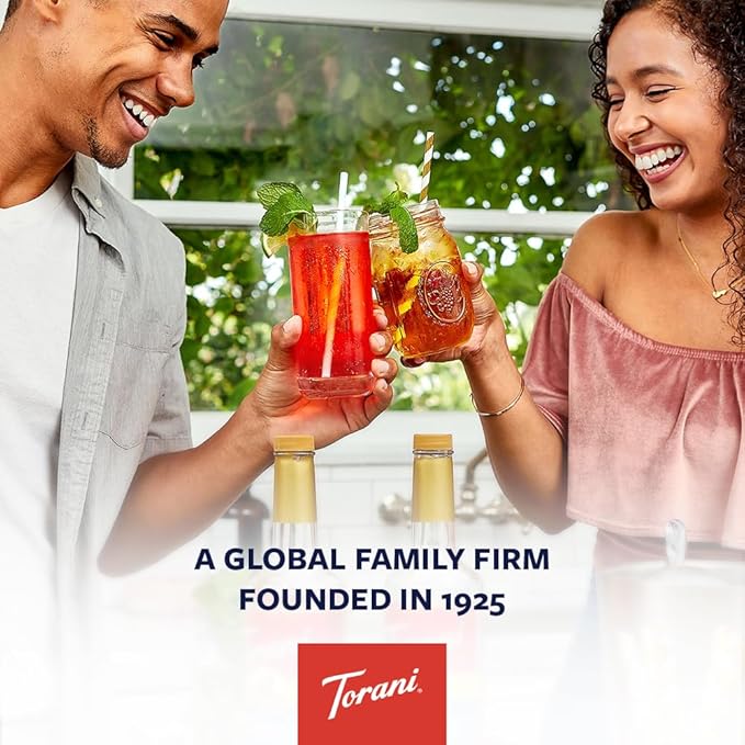 Torani Sugar Free Classic Hazelnut Flavored Drink Syrup, 25.4 fl oz (Pack of 4)