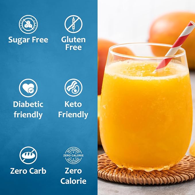 Syruvia Sugar-Free Mango Syrup, Flavored Syrup for Drinks, Cocktails, Lemonades, Iced Teas, and Desserts – 25.4 fl oz, With Pump - Image 4