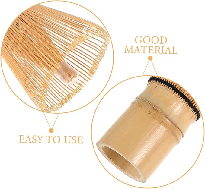120pieces Bamboo Matcha Whisk Traditional Japanese Tea Ceremony Chasen for Smooth Mixing Ergonomic Handle for Ceremonial and Everyday Use Tines for Optimal Whisking