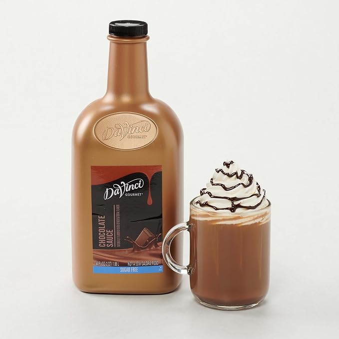 DaVinci Gourmet Sugar Free Chocolate Sauce, 64 Fluid Ounces (Pack of 1) - Image 11