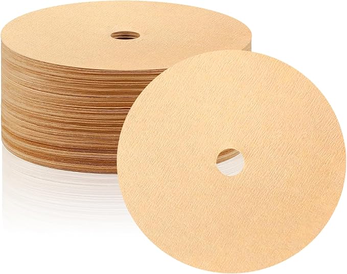 Mimore Percolator Coffee Filters - 300PCS 3.75in Disc Coffee Filters for Percolators - Unbleached Disposable Percolator Filters