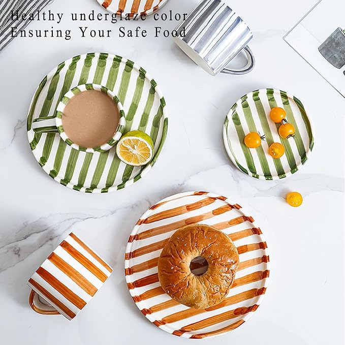Ceramic Afternoon Serving Tray Dessert Cupcake Stand Serving Plat Tea Party Serving Platter for Cupcakes, Sevring Food, Dessert, Fruit, Cookie,D