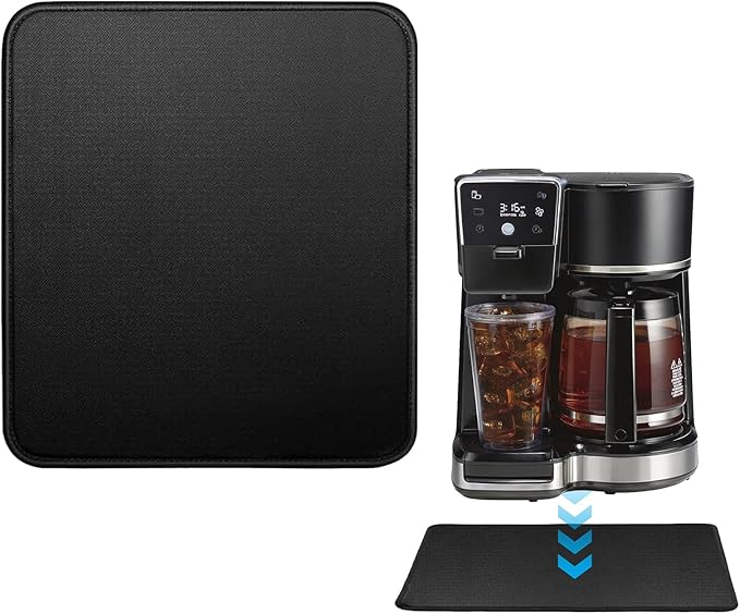 Sliding Pad for Hamilton Beach 2-Way 12 Cup Programmable Drip Hot and Iced Coffee Maker (11.5"×10.2")- Smooth Glide with Anti-Slip Base - Perfect Accessories Fit for Hamilton Beach Coffee Maker