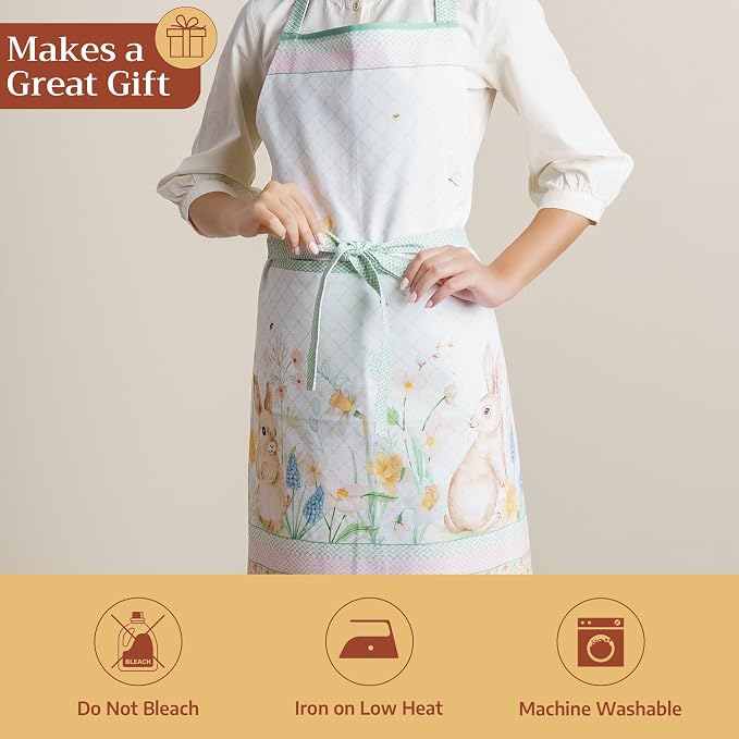 Maison d' Hermine 100% Cotton Apron for women with Pocket Kitchen Chef Apron for Men Cooking Mothers Day Gifts - Image 5