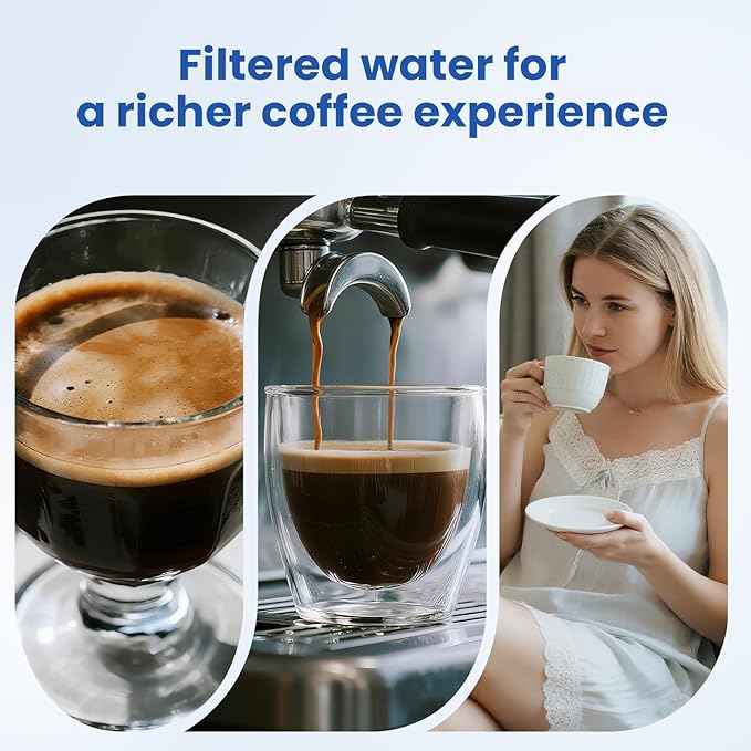 Coffee Machine Filter Compatible with Philips AquaClean Water filter 3200 Espresso Machine Filter for Fully Automatic Coffee Machines Dedicated Anti-Lime Scale Water (CA6903) (6 Pack)