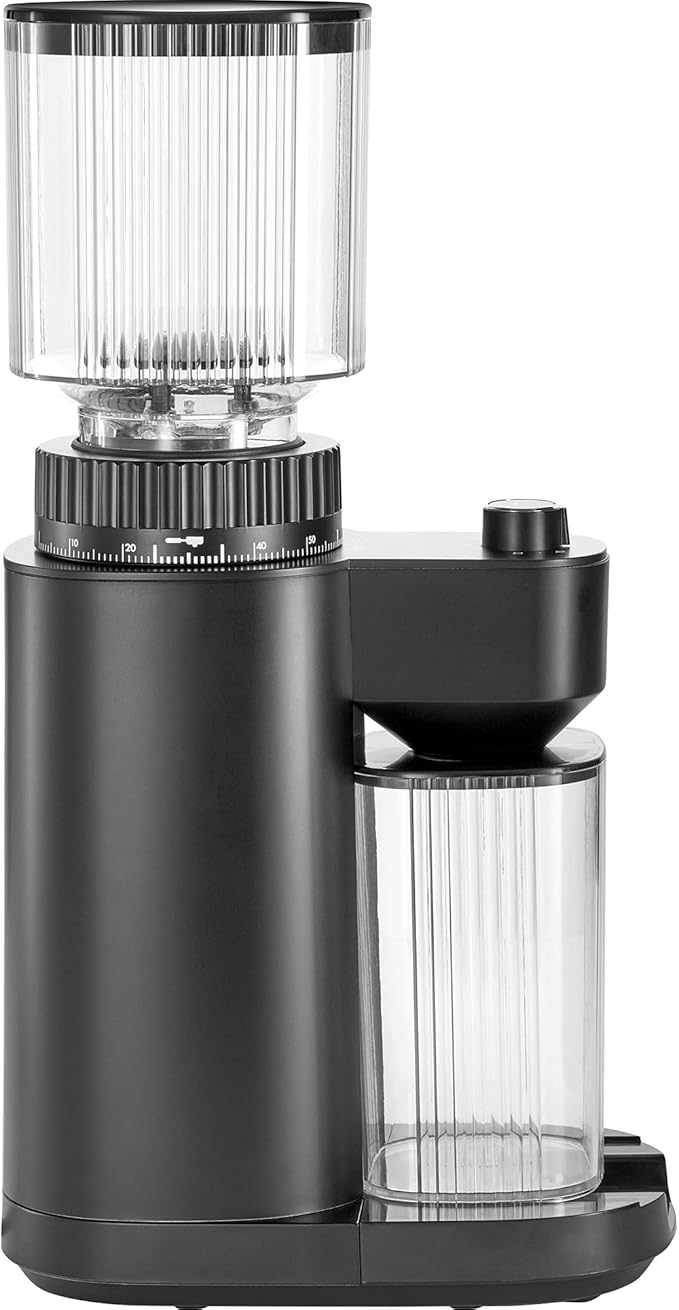 ZWILLING Enfinigy Burr Coffee Grinder Electric, 140 Coffee Grinding Options from Espresso to Drip Coffee, Black