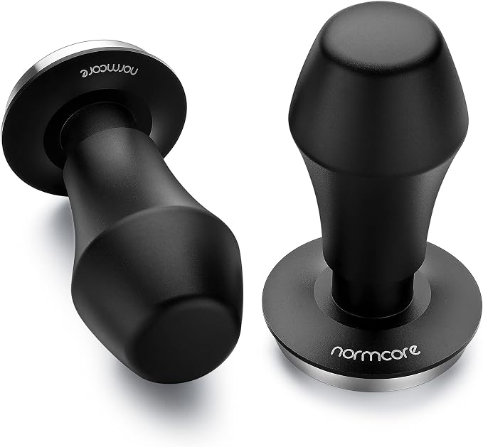 Normcore Coffee Tamper 51.5mm - Spring-loaded Tamper - Barista Tools - Barista Tools - Barista Coffee Tamper with Anodized Aluminum Tamper Stand Holder - Stainless Steel Flat Base - Image 2