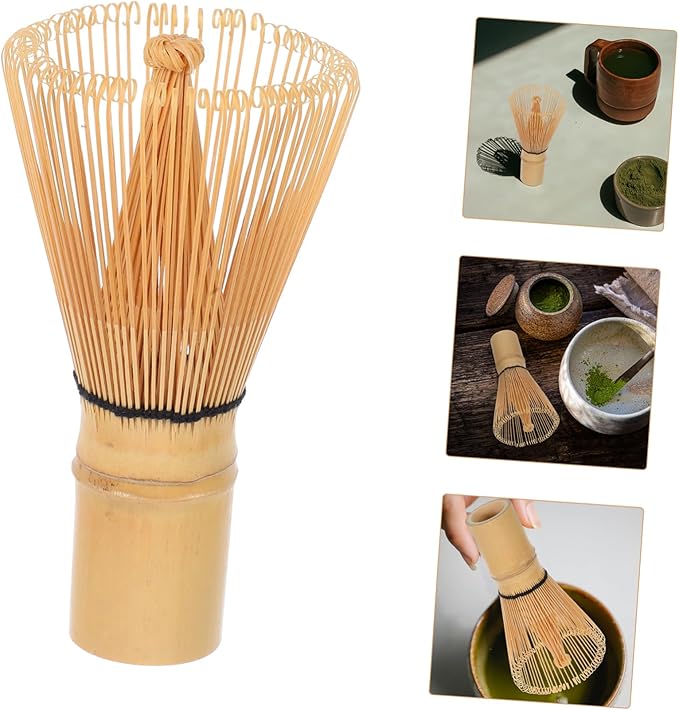 Unomor 80pieces Traditional Japanese Matcha Whisk Bamboo Chasen for Authentic Tea Ceremony Smooth Finish Easy to Clean Versatile Stirrer for Matcha and Tea Preparation