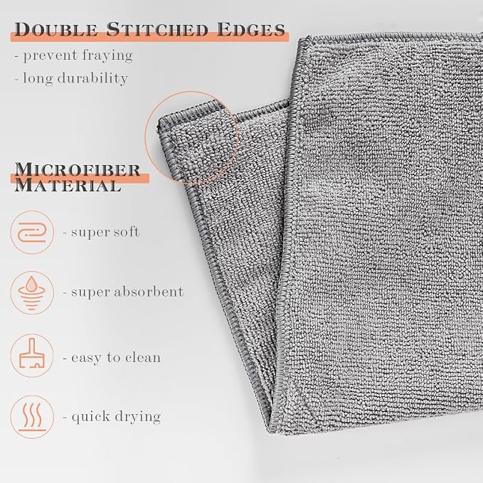 CAFEMASY Barista Espresso Coffee Cleaning Towel Coffee Towels Set for Coffee Bar Pack of 2pcs Espresso Machine Steam Wand Portafilters Cleaning Cloth Rag - Image 6
