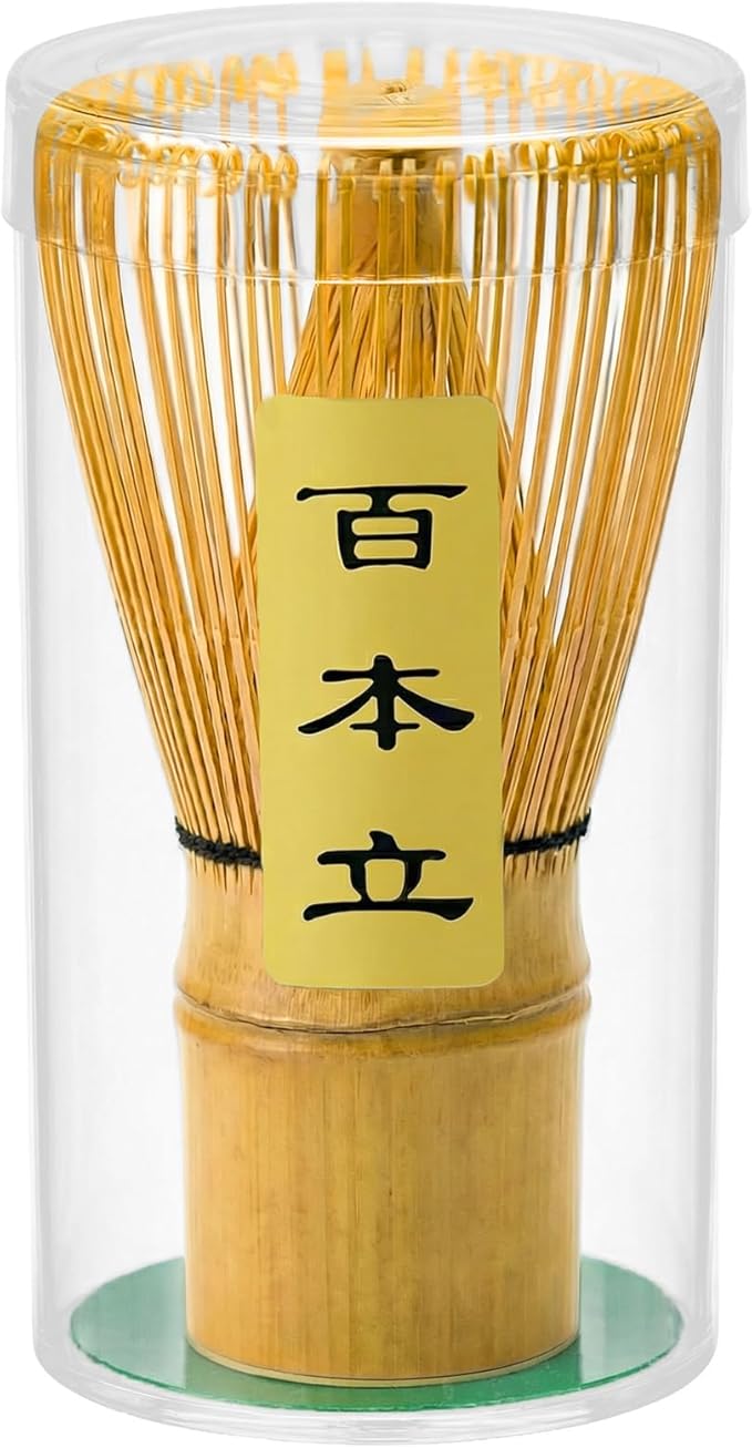 Clay&Fire Matcha Whisk, Handcrafted Bamboo Whisk for Matcha Powder, Traditional Japanese Chasen for Matcha Stirrer, 100% Natural Matcha Wisk