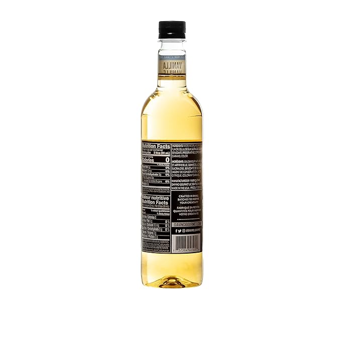 DaVinci Gourmet Sugar-Free Vanilla Syrup, 25.4 Fluid Ounces (Pack of 1)