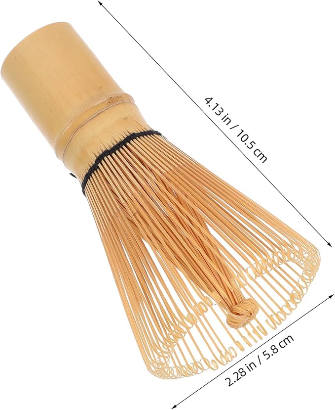 Matcha Whisk Natural Japanese Tea Whisk Traditional Chasen Tool for Matcha Powder Mixing Tea Ceremony Utensil