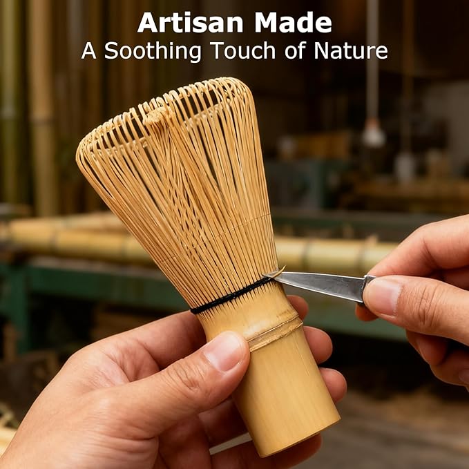 Matcha Whisk Bamboo Whisks Traditional Chasen Wisk for Japanese Tea Ceremony