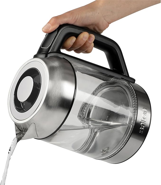 Salton Temperature Control Kettle 1.7L With Tea Steeper