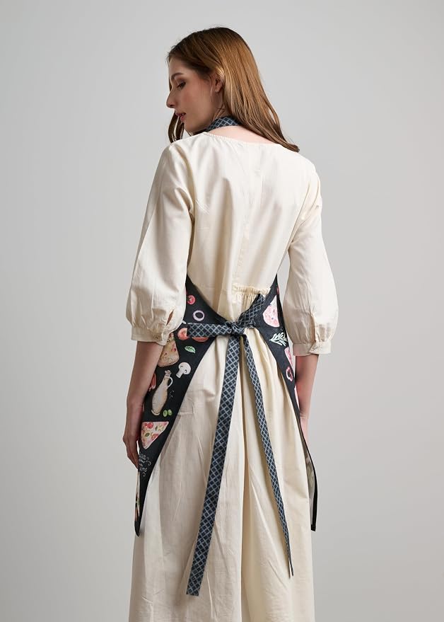 Maison d' Hermine 100% Cotton Apron for women with Pocket Kitchen Chef Apron for Men Cooking Mothers Day Gifts - Image 8