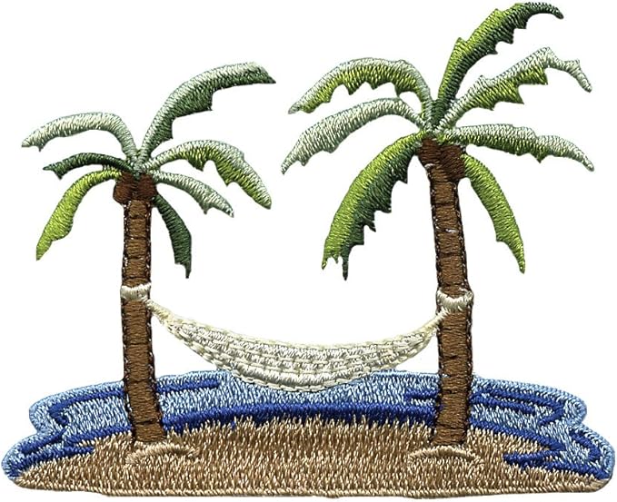 Tervis Palm Tree & Hammock Scene Made in USA Double Walled Insulated Tumbler Travel Cup Keeps Drinks Cold & Hot, 16oz Mug, Lidded