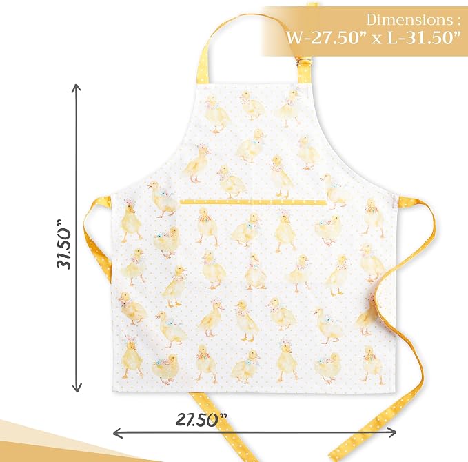 Maison d' Hermine 100% Cotton Apron for women with Pocket Kitchen Chef Apron for Men Cooking Mothers Day Gifts - Image 4