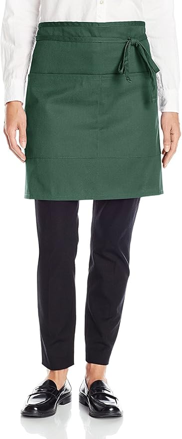 Uncommon Threads Unisex Half Waist Apron with Two Pockets by Uncommon+Threads