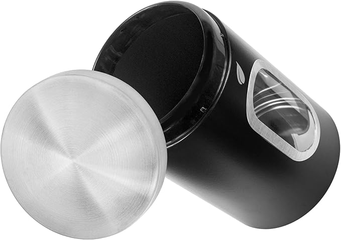 Saf-Care Kitchen Canisters - Modern Kitchen Decoration of Canister Set with Multiple Preservation Purposes by Tight Sealed Lids, Good for Wedding Gifts Kitchen Canisters Set of 3, Matte Black