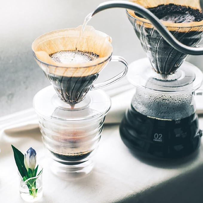 Hario V60 Plastic Coffee Dripper, Size 03, Clear