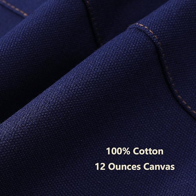 AFUN Aprons for Women Men with Large Pockets, 12-Ounce Cotton Canvas Cross Back Apron - Image 5