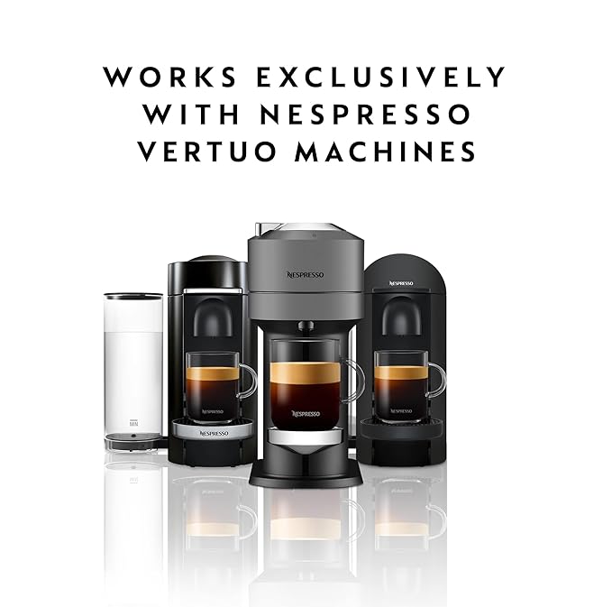 Nespresso Capsules Vertuo, Espresso Variety Pack, Medium and Dark Roast Espresso, 50-Count Espresso Pods, Brews 1.35oz.