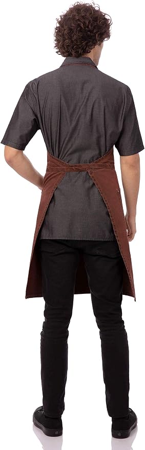 Chef Works Unisex Dorset Bib Apron - Image 3