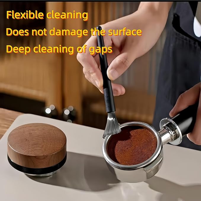 3-Piece Coffee Brush Grinder Cleaning Tool Household Cleaning Brush Set For Removing Coffee Grounds and Table Top Bar Coffee Powder