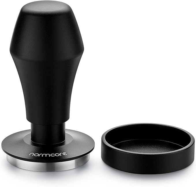 Normcore 51mm Espresso Tamper - Spring-loaded Tamper – Barista Tools - Barista Coffee Tamper with Anodized Aluminum Tamper Stand Holder – Stainless Steel Flat Base - Image 6