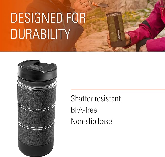 GSI Outdoors Commuter Javapress | Insulated, Spill-Resistant Javapress for Commuting, Travels and Camping