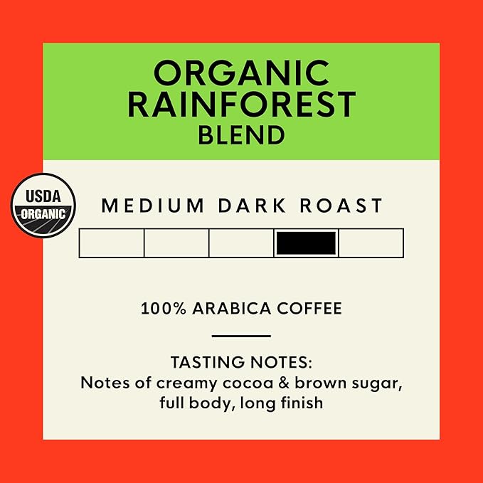 San Francisco Bay Compostable Coffee Pods - Organic Rainforest Blend (120 Ct) K Cup Compatible including Keurig 2.0, Medium Dark Roast