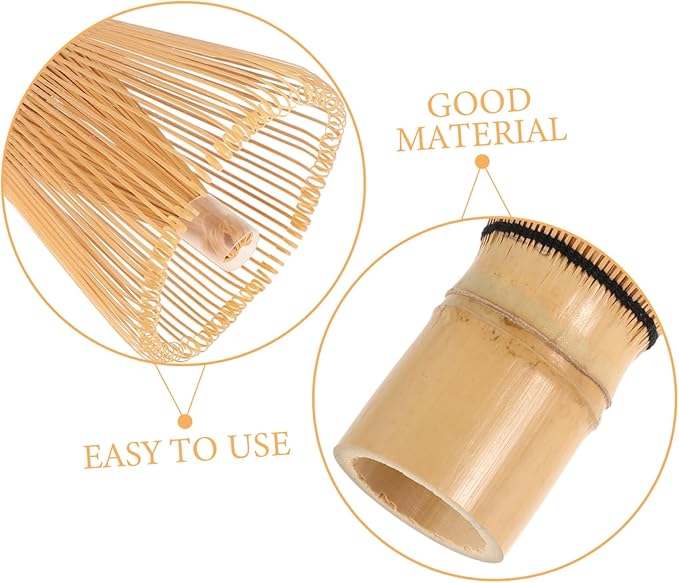 GLEAVI Japanese Matcha Whisk Traditional Tea Tool for Tea Ceremony Natural Flavor and for Matcha
