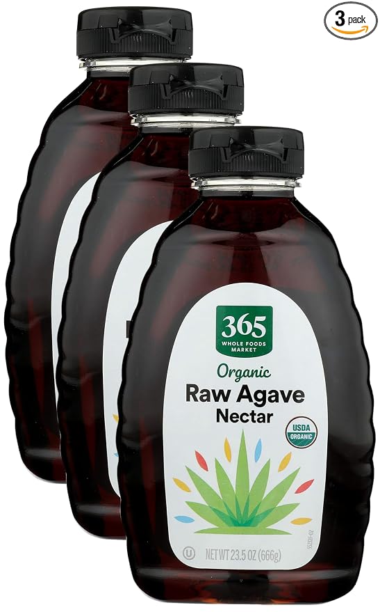 365 by Whole Foods Market, Organic Raw Agave Nectar, 23.5 Ounce (Pack of 3) by Loom
