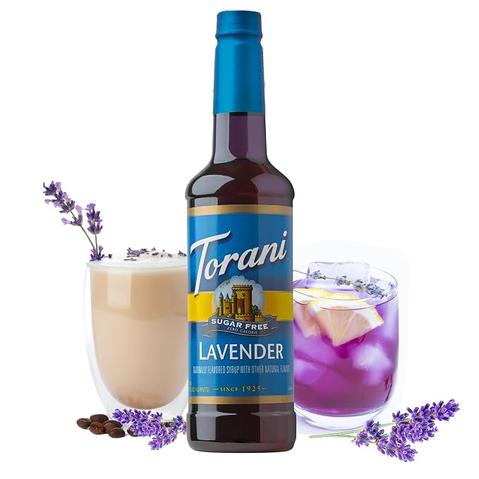 Torani Sugar Free Lavender Flavored Drink Syrup, 25.4 fl oz (Pack of 4) - Image 3