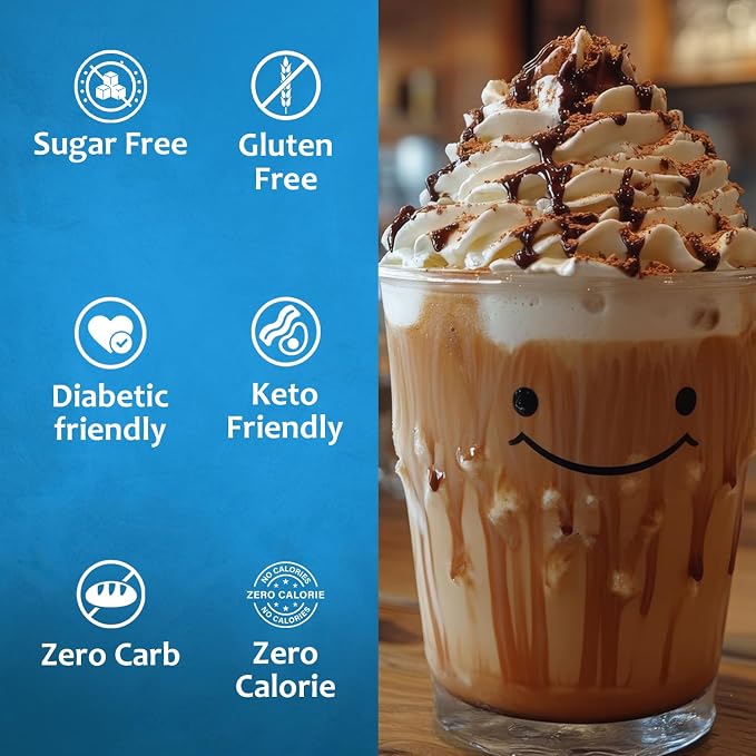 Syruvia Sugar Free Coffee Syrup, Dubai Chocolate Flavored Syrup for Drinks, Lattes, and Desserts – 25.4 fl oz, With Pump - Image 4