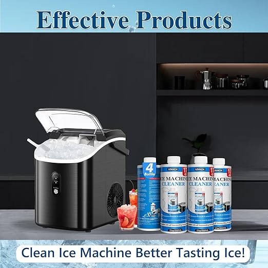 USKICH 4 Pack Ice Machine Cleaner Maker Descaler-68 fl oz Nickel Safe Descaler,Ice Maker Cleaner Solution Compatible with Ice Machine Brands Scotsman,KitchenAid,Hoshizaki - Image 7