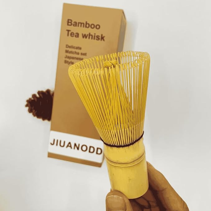Matcha Whisk and Holder - Chasen, Bamboo Matcha Whisk Set and Stand, Tea Spoon, Scoop, Japanese Traditional Matcha Tea Whisk Tools, Ceremony Gift