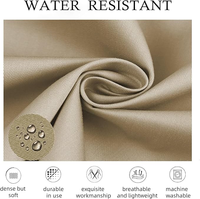 Kitchen Cooking Apron for Women Men Water-Resistant Artist Barista Baking Craft Catering Work Bib with Large Pockets
