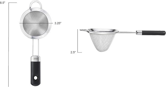 OXO Fine Mesh Cocktail Strainer, Stainless Steel