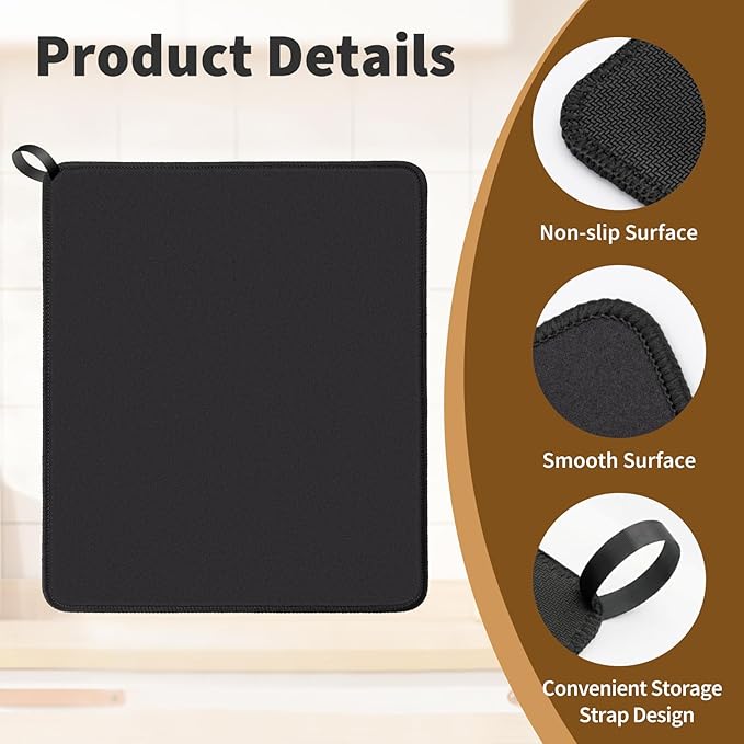 Sliding Pad for BLACK+DECKER 12-Cup Digital Coffee Maker (11.3"×9.8")- Smooth Glide with Anti-Slip Base - Perfect Accessories Fit for CM1160W/B 12-Cup Programmable Coffeemaker
