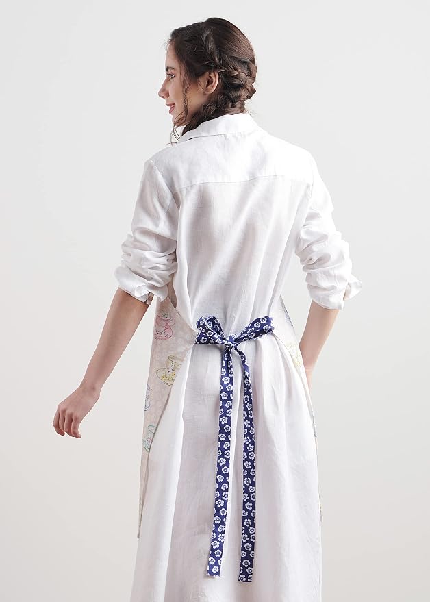 Maison d' Hermine 100% Cotton Apron for women with Pocket Kitchen Chef Apron for Men Cooking Mothers Day Gifts - Image 8