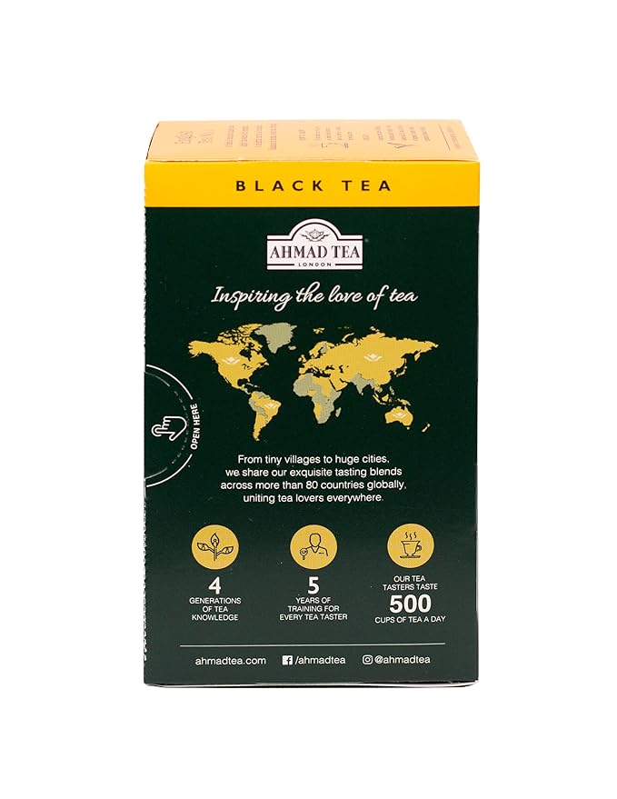 Ahmad Tea English Tea No. 1 Black Tea (20 Teabags) (Pack of 2)