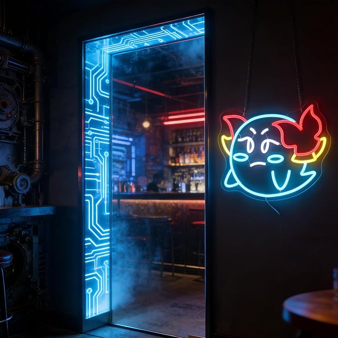 Gaming Neon Sign for Kids Bedroom Game Room, LED Anime Wall Art for Gaming Setup, Man Cave, Dorm or Bedroom Decor, Dimmable USB, Awesome Gift for Gamers Teens, Boys, Kids - Image 2