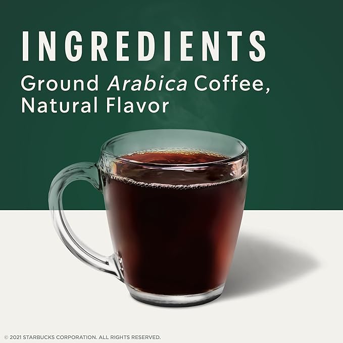 Starbucks Coffee Company Flavored Ground Coffee K-Cup Pods, Toasted Graham, Signature Collection, 100% Arabica Coffee, Recyclable K-Cup, 10 CT K-Cup Pods/Box (Pack of 2 Boxes),10 Count (Pack of 2)