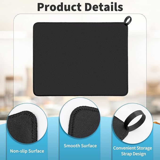 Sliding Pad for BLACK+DECKER 12-Cup Thermal Coffeemaker(CM2035B)(11.22"×8.66")-Smooth Glide with Anti-Slip Base - Perfect Accessories Fit for Black and Decker Coffee Maker