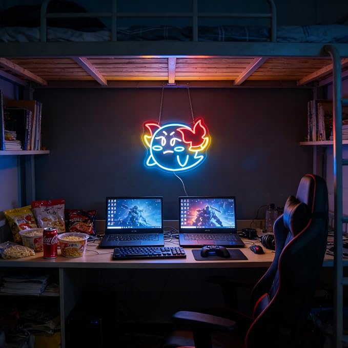 Gaming Neon Sign for Kids Bedroom Game Room, LED Anime Wall Art for Gaming Setup, Man Cave, Dorm or Bedroom Decor, Dimmable USB, Awesome Gift for Gamers Teens, Boys, Kids - Image 7