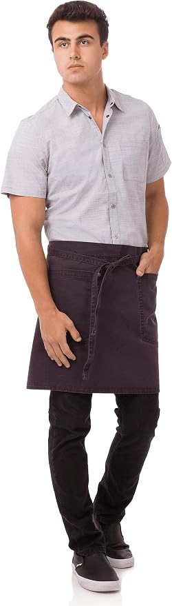 Chef Works Unisex Dorset Half Bistro Apron - Image 2