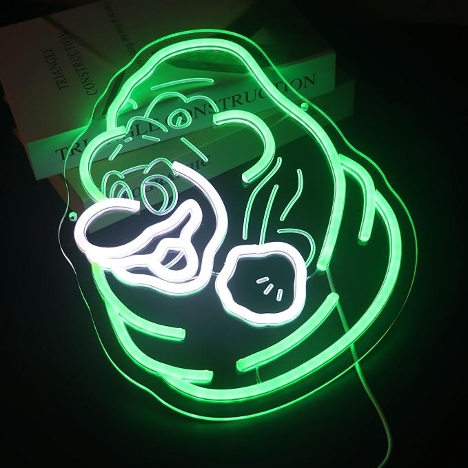 Funny Man Gaming Neon Sign for Kids Bedroom Game Room, LED Anime Wall Art for Gaming Setup, Man Cave, Dorm Decor, Dimmable USB, Awesome Gift for Gamers Teens, Boys, Kids - Image 6